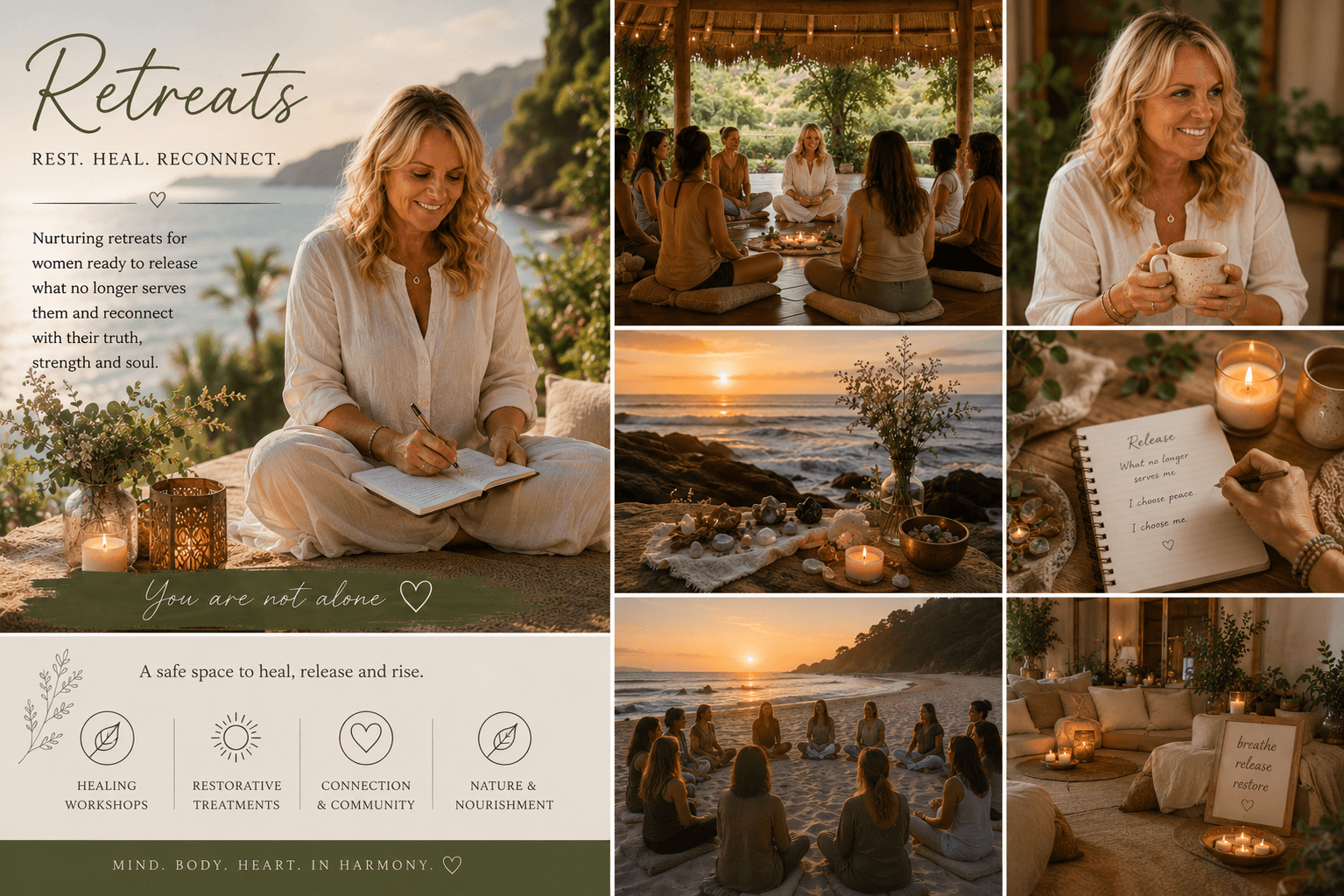 The Quiet Holders Retreat — women gathering to heal and reconnect